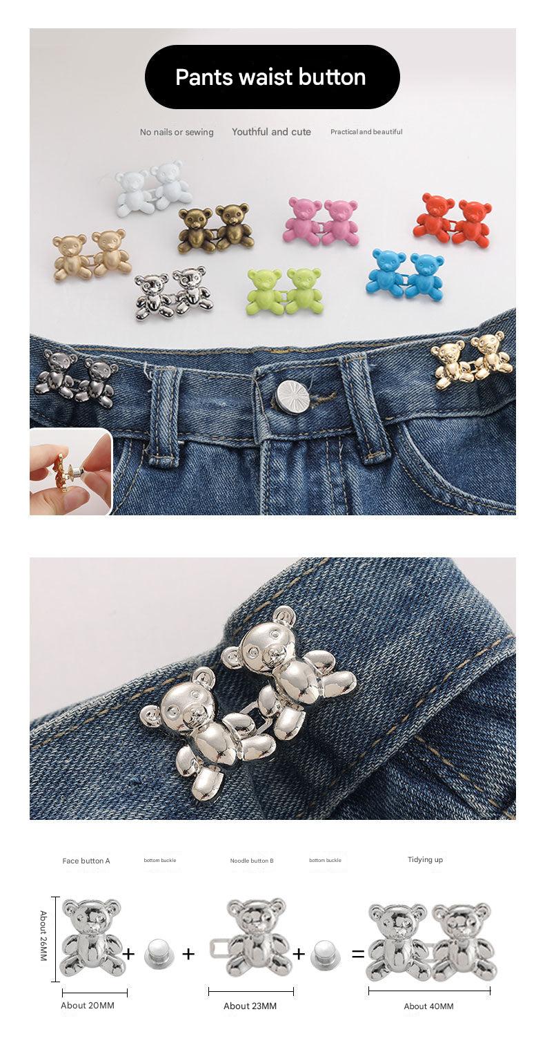 How to Use Adjustable Waist Button on Jeans