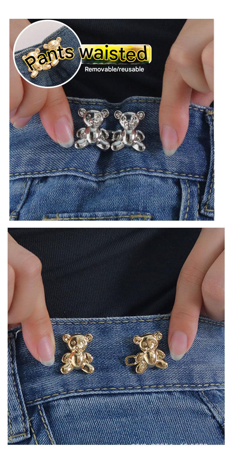 Durable Plastic Mini Bear Button for Easy Fit