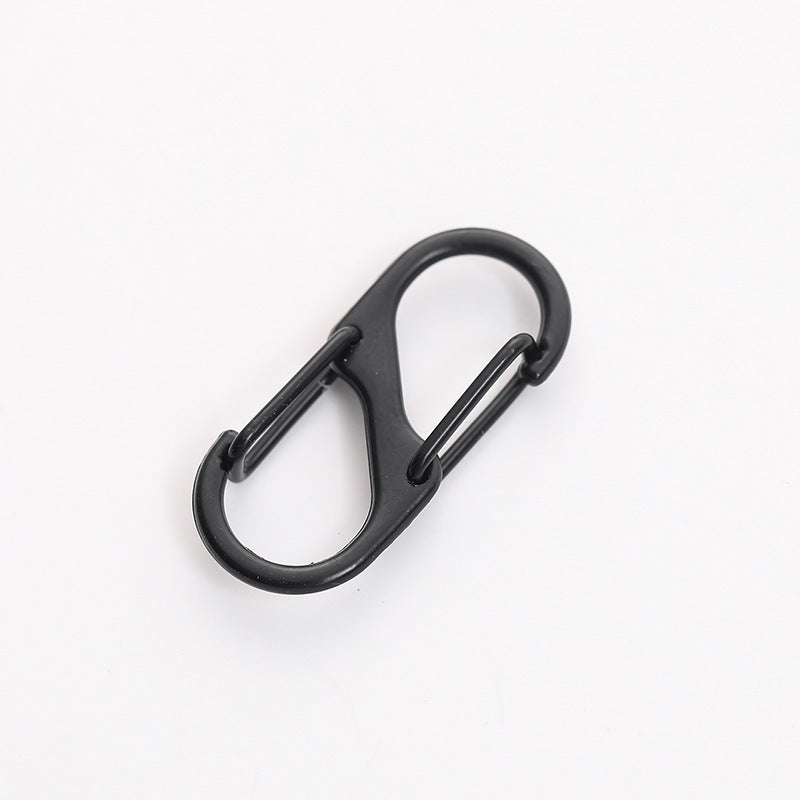 Metal alloy spring clip showcasing its features