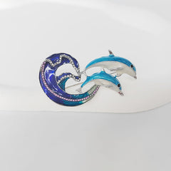 Dolphin Brooch showcasing unique design