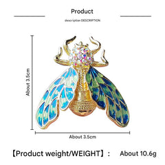 High-quality alloy bee pin with elegant design