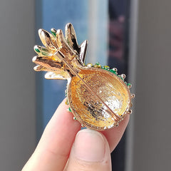 Unique Pineapple Brooch in packaging