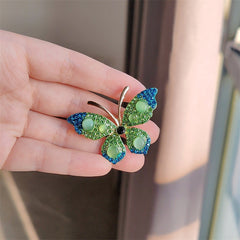 High-quality alloy butterfly brooch - image 4