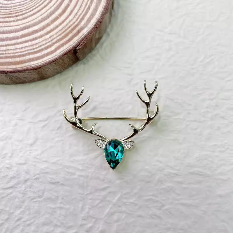 brooch styled on a garment