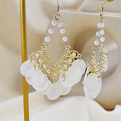 Chic Vintage Shell Tassel Earrings image 2