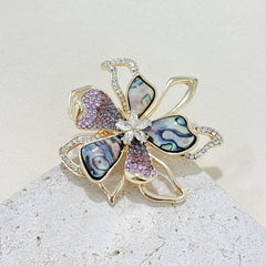 Chic brooch for layering with scarves