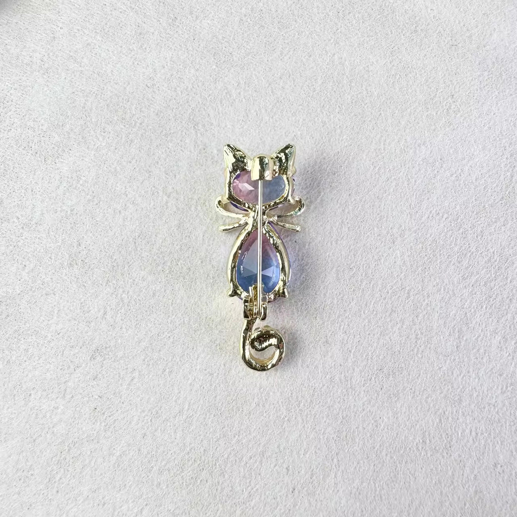 Elegant colourful pin for women