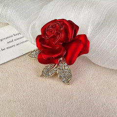 Lightweight Fashion Brooch worn on a blouse