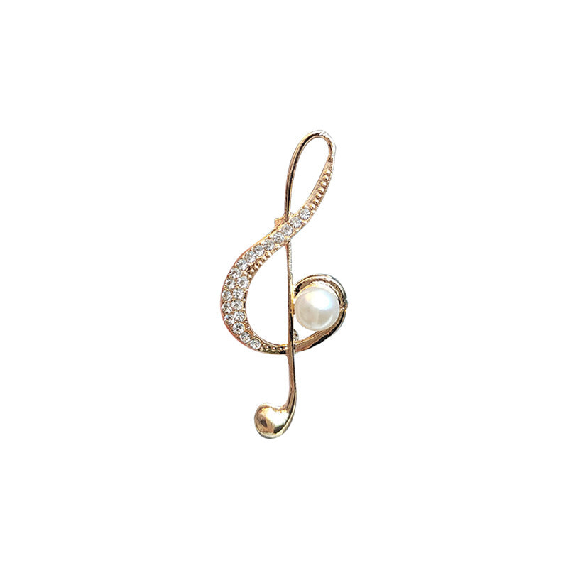 Different colour options for Music Note Brooch