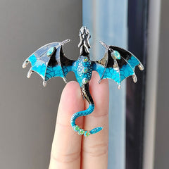 sparkling animal-themed brooch