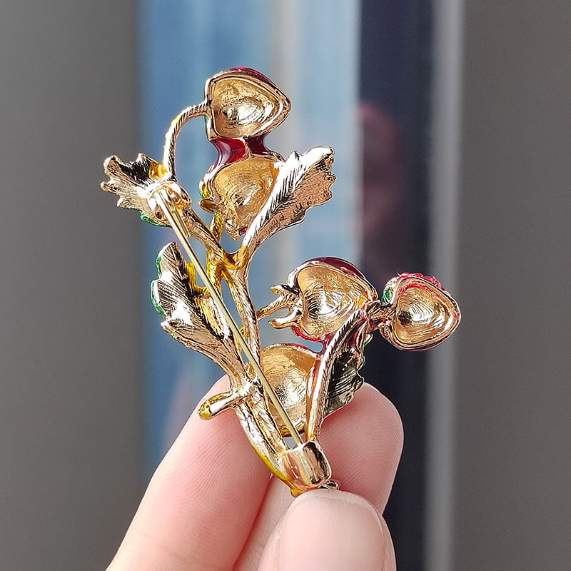 Multi-angle view of enamel pin