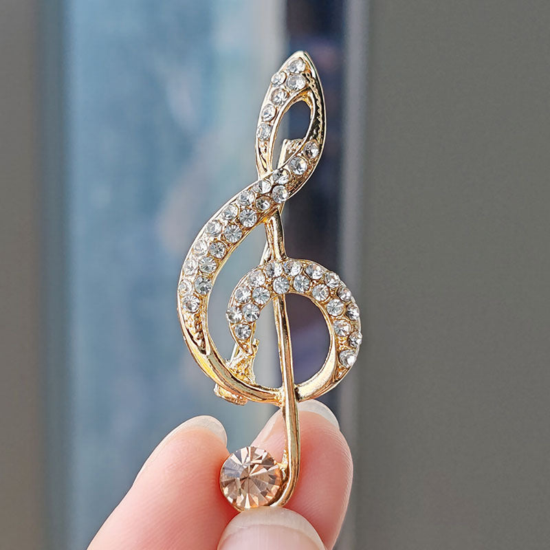 Unique Alloy Brooch on Jacket