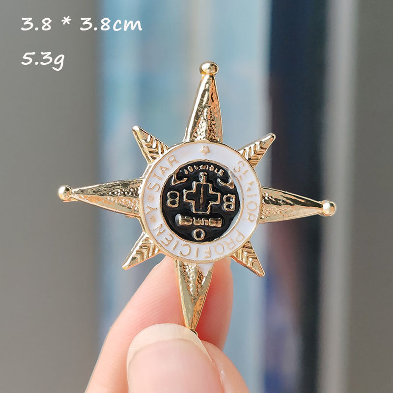 High-quality alloy used in brooch design