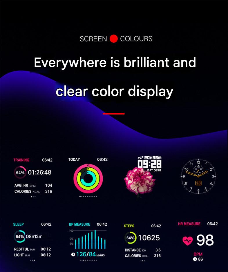 Customizable Smart Health Monitoring Bluetooth Sport Watch image 1