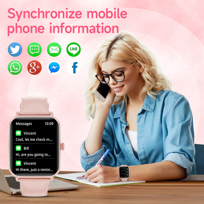 Smartwatch in multiple colours on display