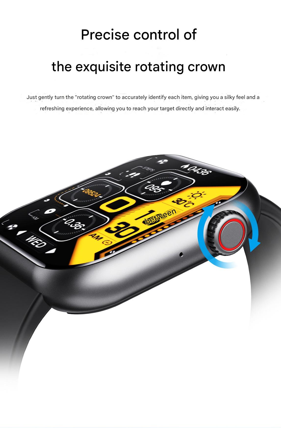 F57 smartwatch in multiple colours on display