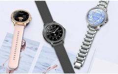 Fitness tracking smartwatch in black design