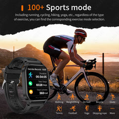 Smartwatch displaying health statistics