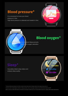 LIGE Bluetooth smartwatch in black