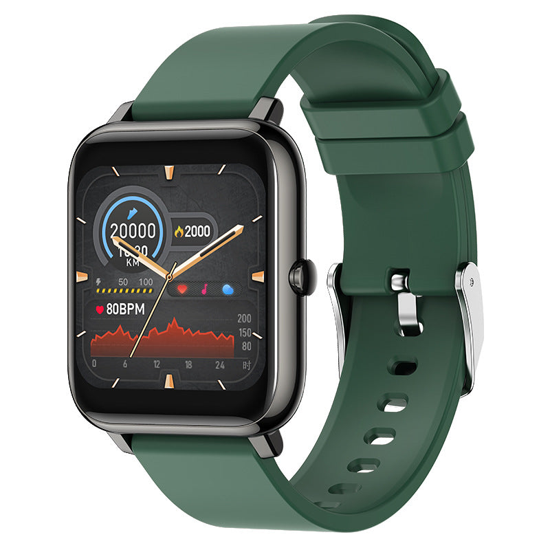 P22 Smart Bracelet - Black design on wrist
