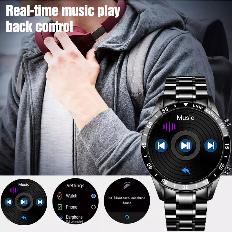 LIGE smartwatch in a fitness setting