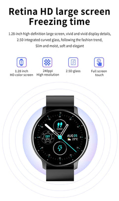 LIGE smartwatch water resistance demonstration