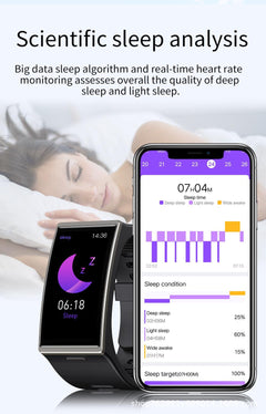 DM12 smartwatch charging with magnet