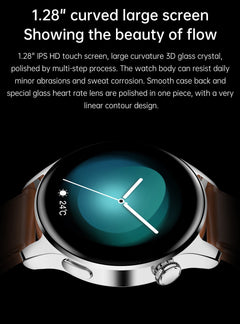 LIGE men's watch on gym table