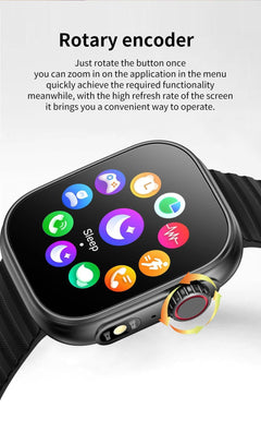 Smartwatch with heart rate monitoring feature