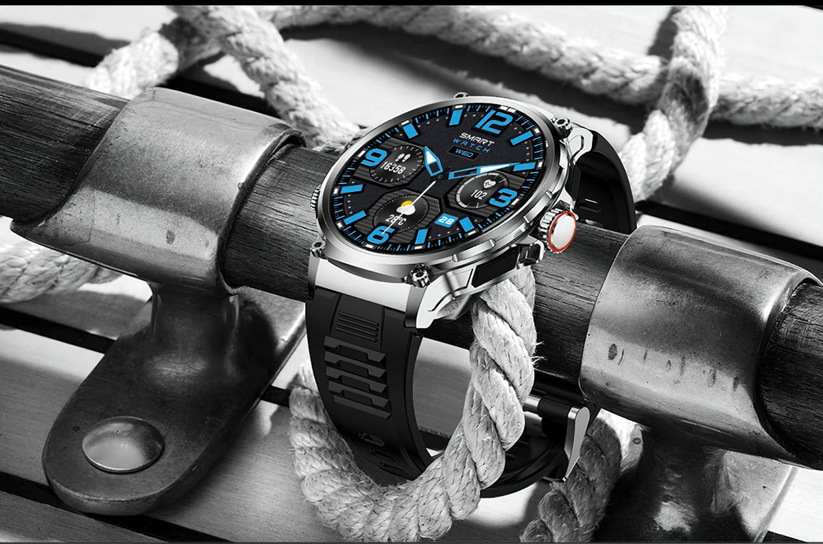 V69 smartwatch close-up display features