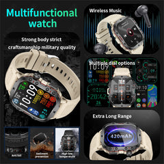 Smartwatch for active lifestyle with Bluetooth connectivity
