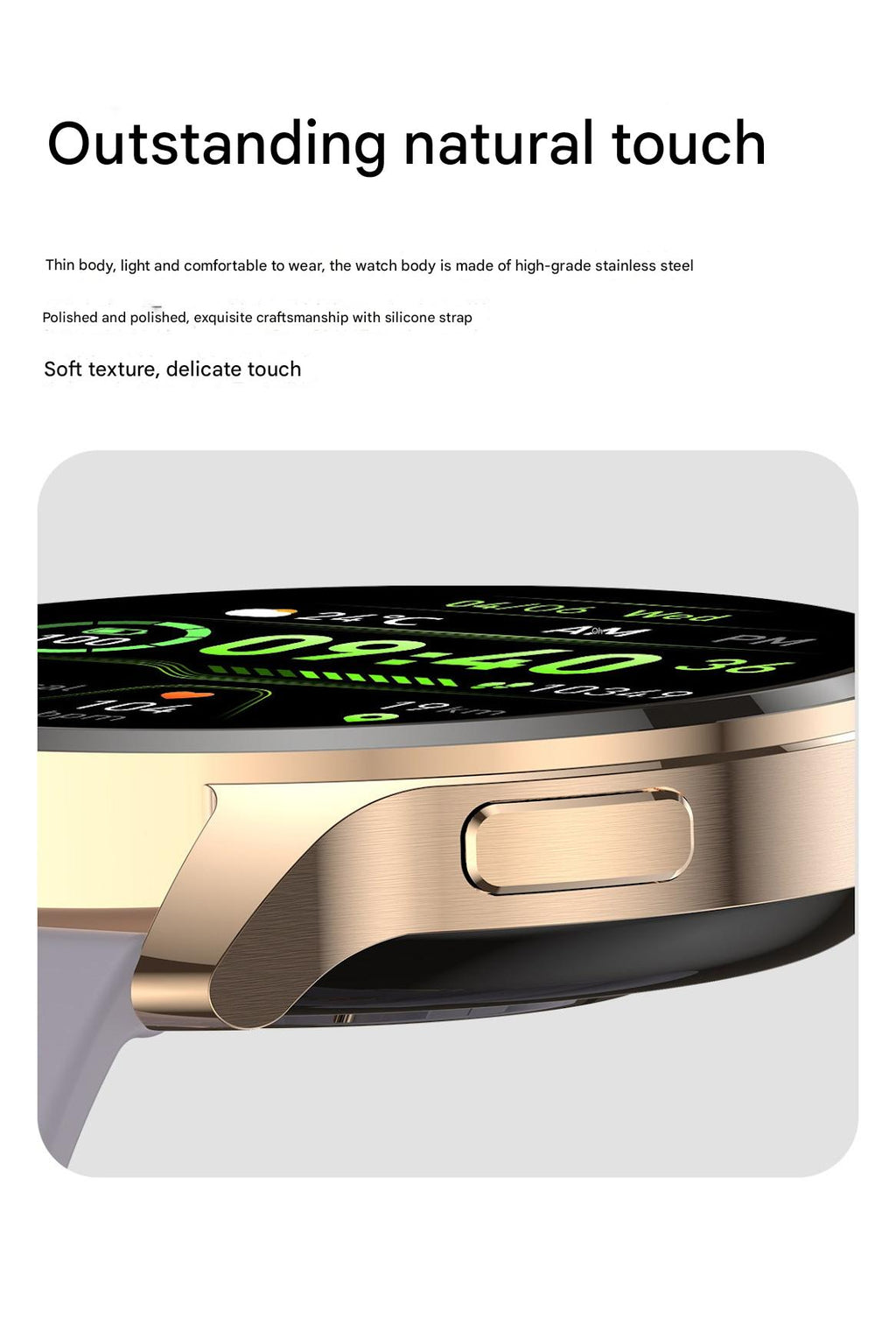 I50 smartwatch with voice assistant