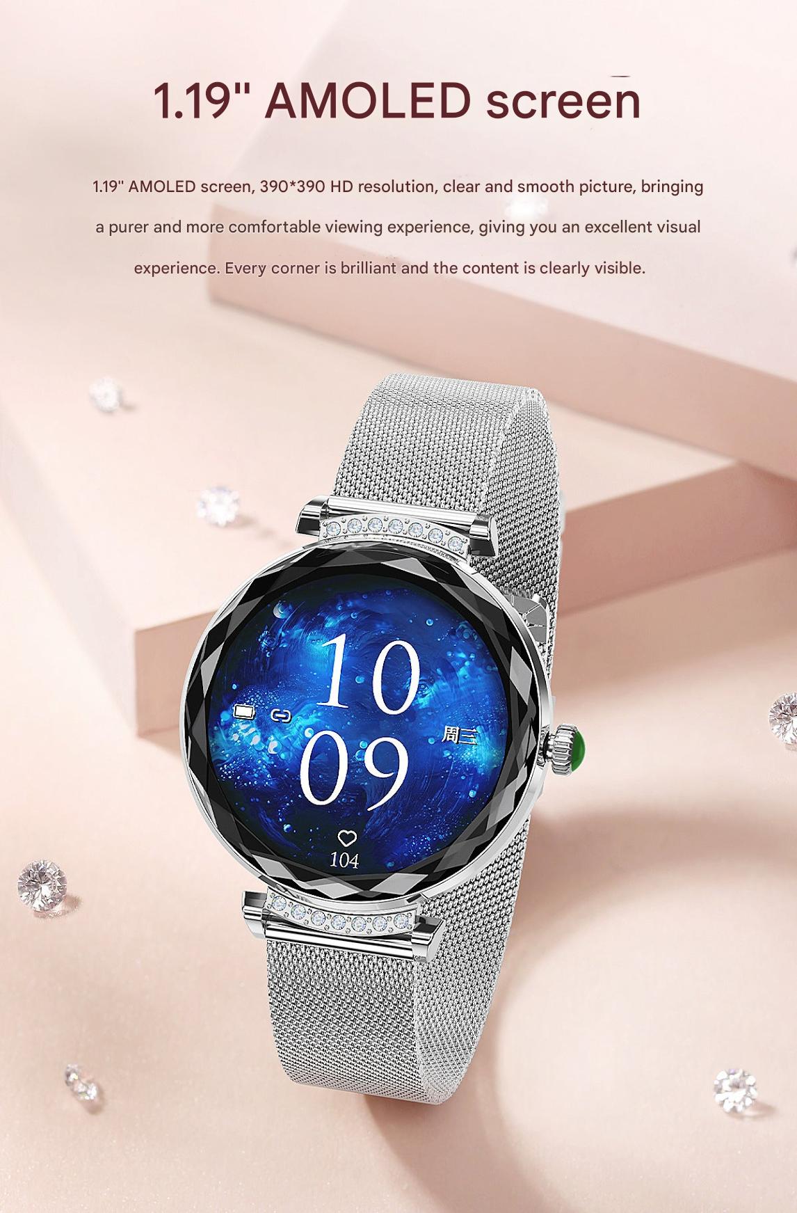 Smart reminders on health bracelet screen