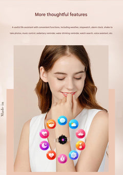 User-friendly interface of the health band
