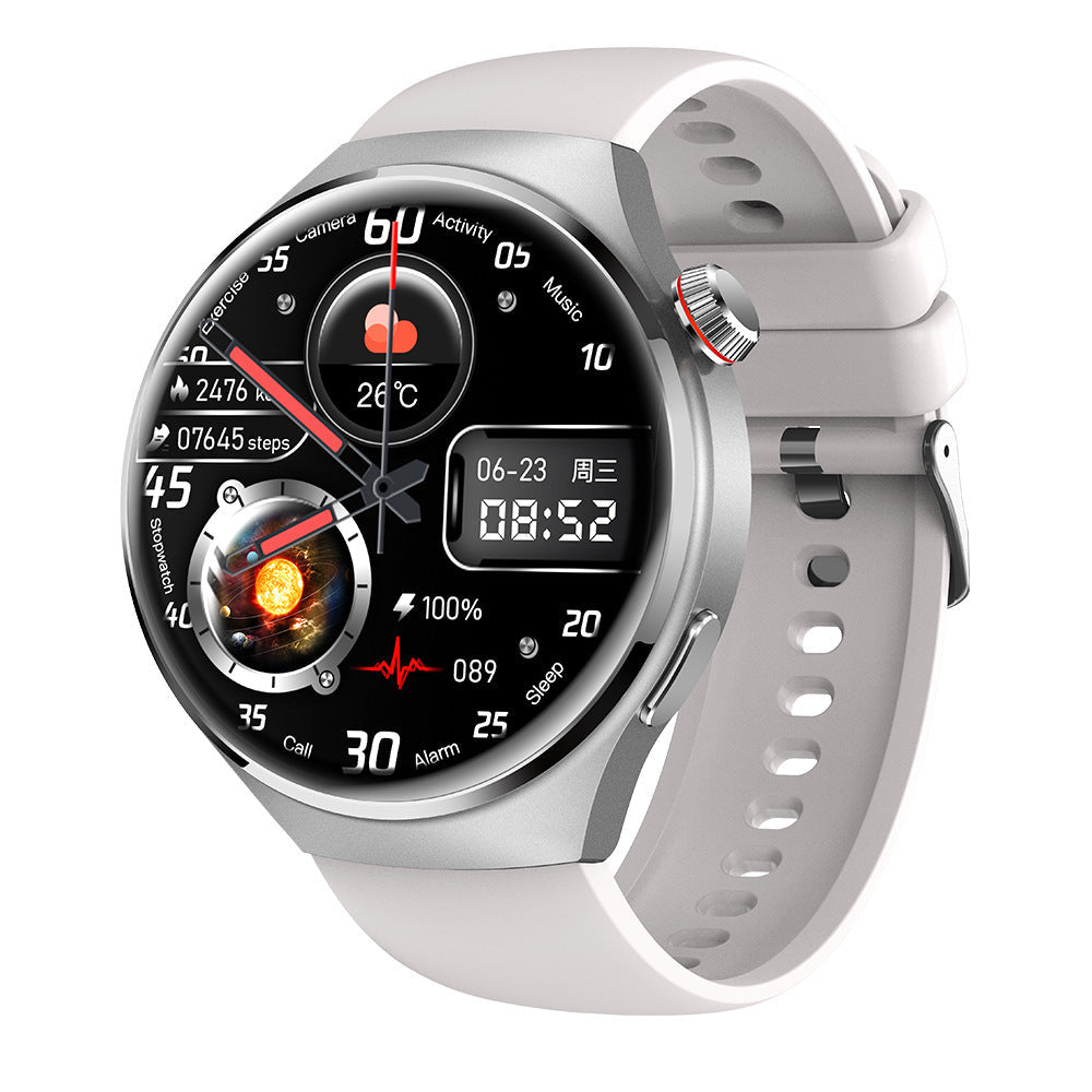 MT26 Smartwatch displays heart rate monitoring