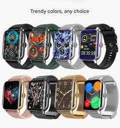 F12 smartwatch with vibrant curved screen