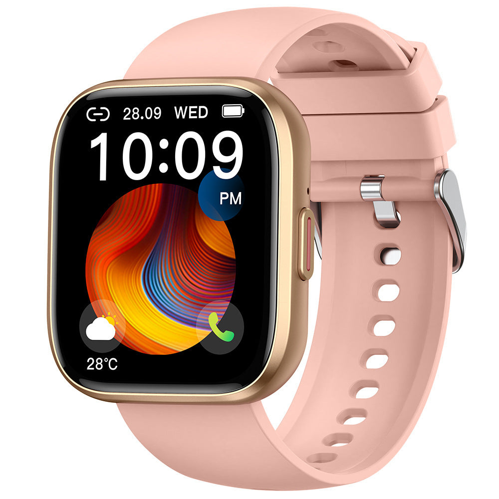 P114 smartwatch pink sports band