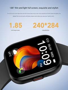 P114 smartwatch heart rate monitoring interface