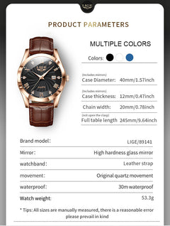 High-quality quartz watch display