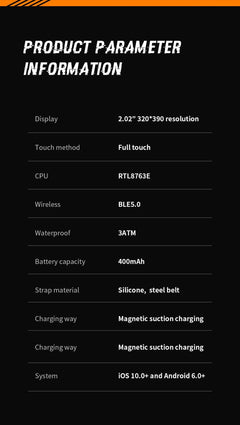 Smartwatch displaying health metrics