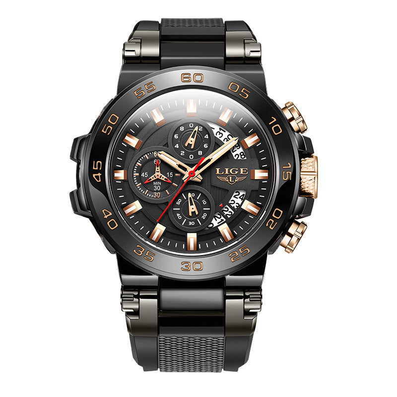 Various colour options of LIGE quartz watch