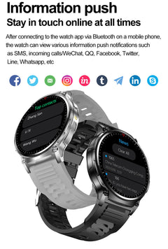 QW50 fitness tracker on wrist