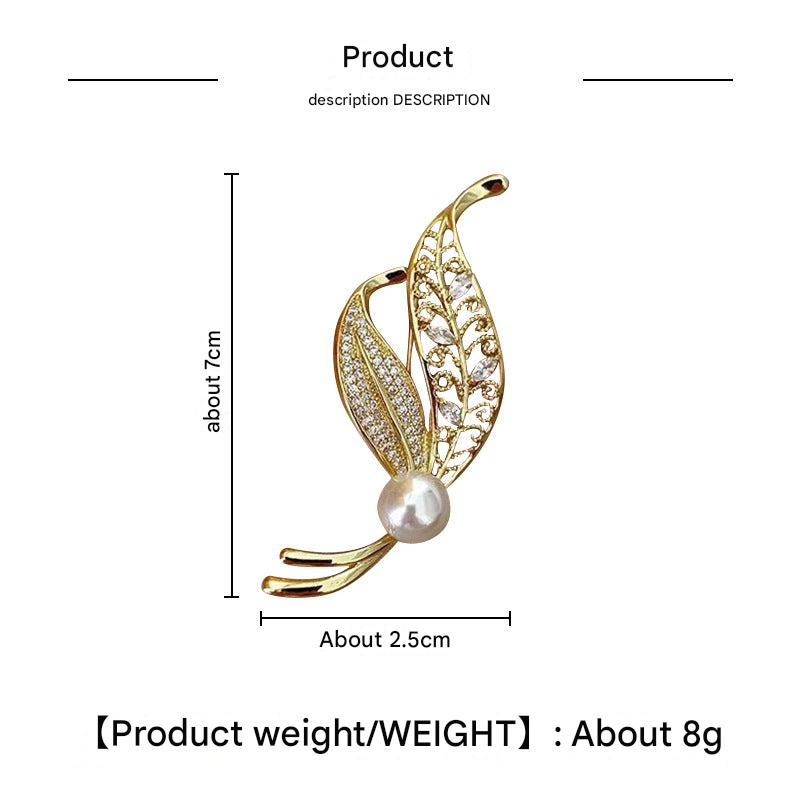 Stylish Brooch on Jacket