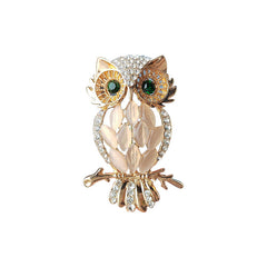 Elegant owl accessory on a model