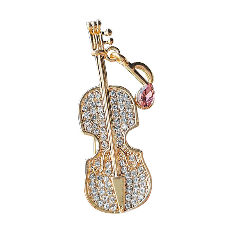 Creative Musical Note Brooch Image 5