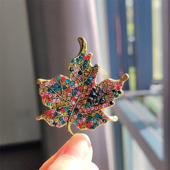 Zoomed view of brooch craftsmanship and details