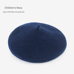 Kids wool beret hat image 9