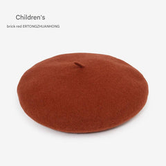 Kids wool beret hat image 3