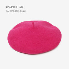 Kids wool beret hat image 4