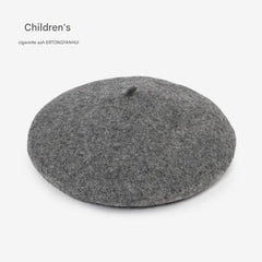 Kids wool beret hat image 8